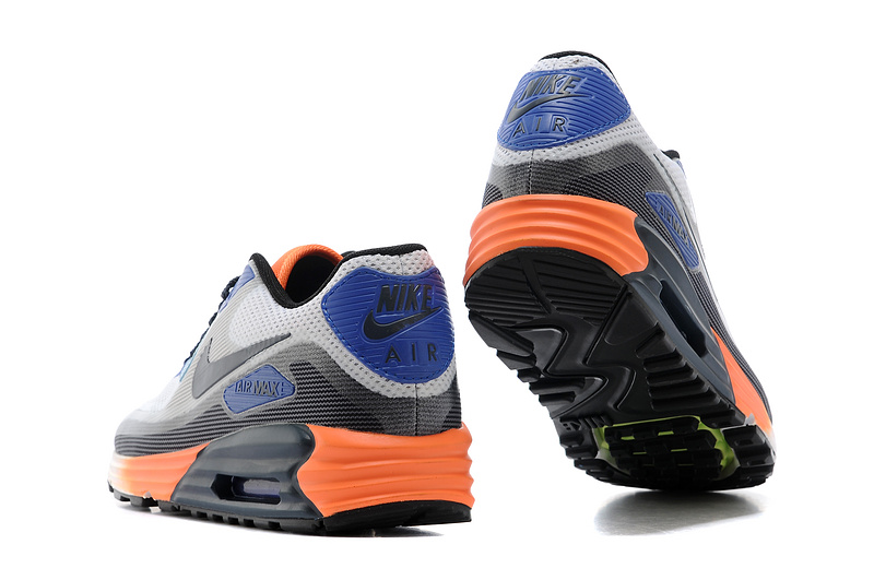 Nike Air Max 25th Anniversary Grey Black Orange Shoes