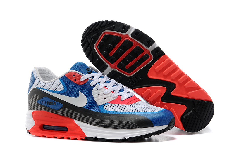 Nike Air Max 25th Anniversary White Blue Black Red Shoes