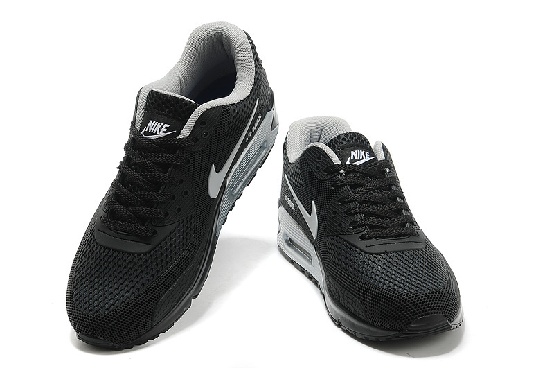 Nike Air Max 90 Black Grey Shoes - Click Image to Close