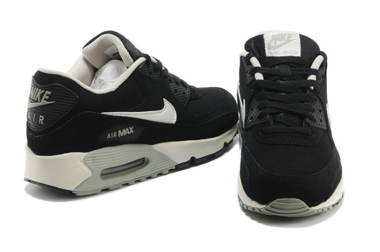 Nike Air Max 90 Black Grey Shoes - Click Image to Close