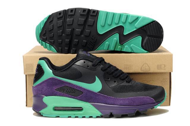 Nike Air Max 90 HYP PRM Black Blue Purple Shoes - Click Image to Close