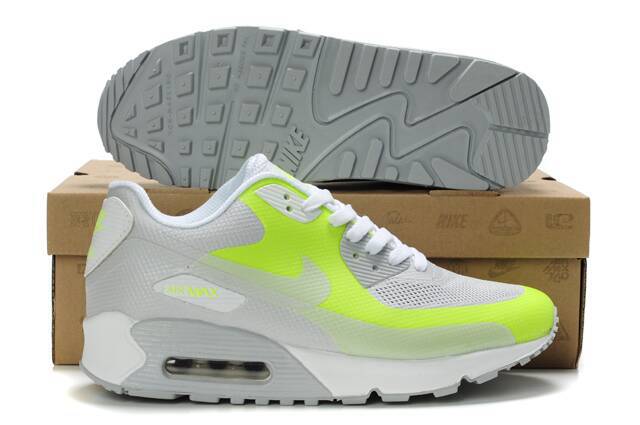 Nike Air Max 90 HYP PRM White Yellow Shoes - Click Image to Close