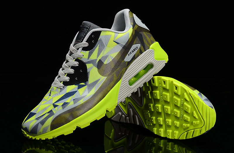 Nike Air Max 90 Hyperfuse Grey Black Green Shoes