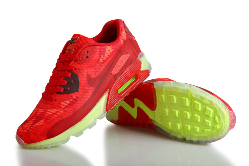 Nike Air Max 90 ICE Red Yellow Shoes