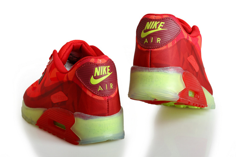 Nike Air Max 90 ICE Red Yellow Shoes