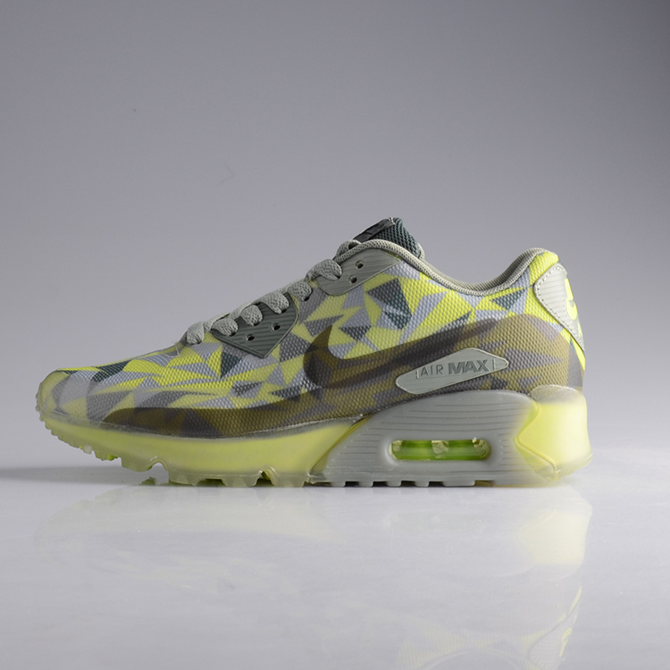 Nike Air Max 90 Jelly Grey Green Shoes - Click Image to Close