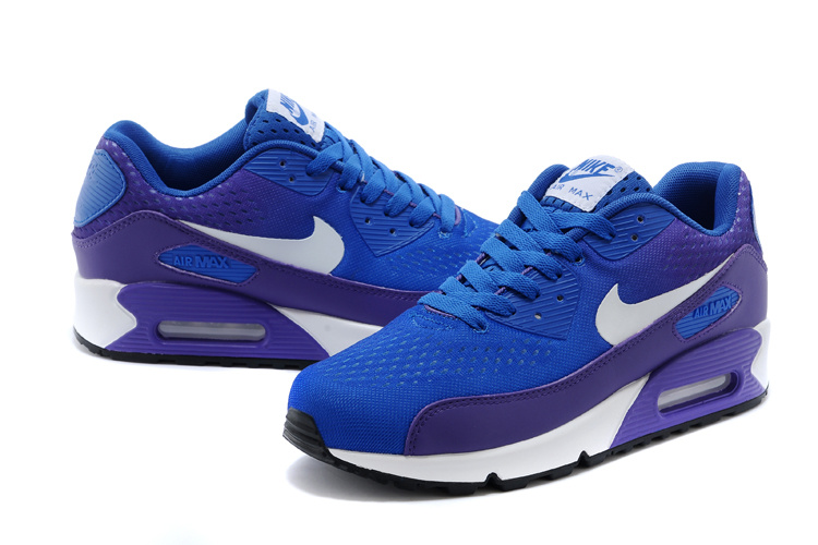 Nike Air Max 90 Knit Blue White Shoes