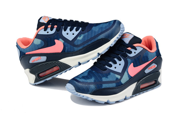 Nike Air Max 90 PREM TAPE Blue Red White Women Shoes