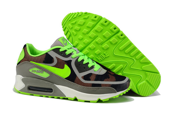 Nike Air Max 90 PREM TAPE Green Grey Shoes - Click Image to Close