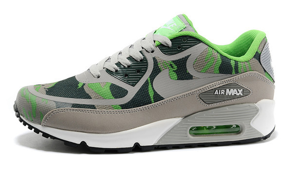 Nike Air Max 90 PREM TAPE Grey Green Lover Shoes - Click Image to Close