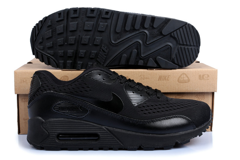 Nike Air Max 90 Premium EM All Black - Click Image to Close