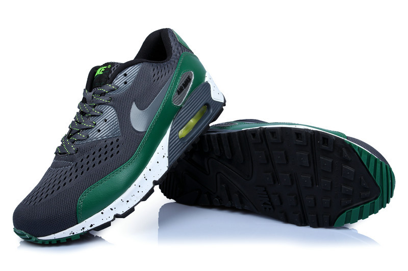 Nike Air Max 90 Premium EM Black Green White - Click Image to Close