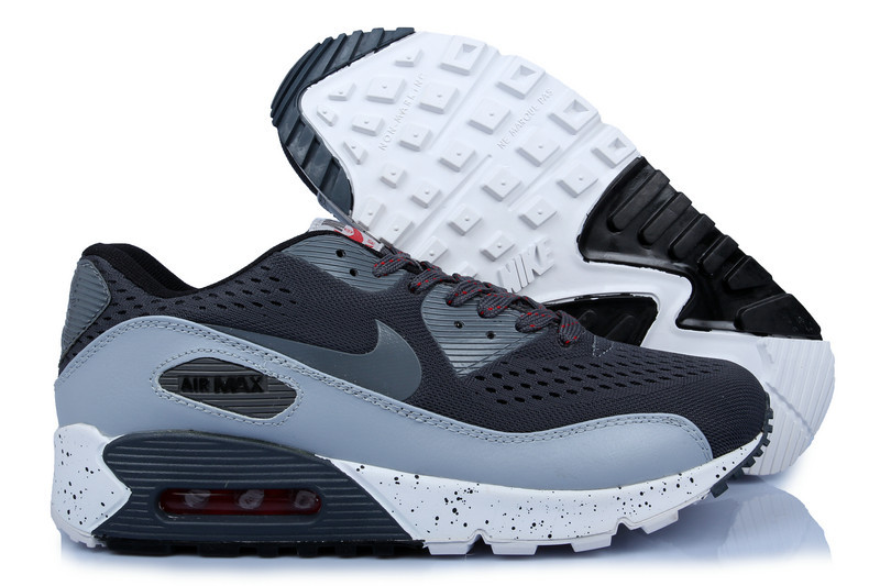 Nike Air Max 90 Premium EM Black Grey White - Click Image to Close