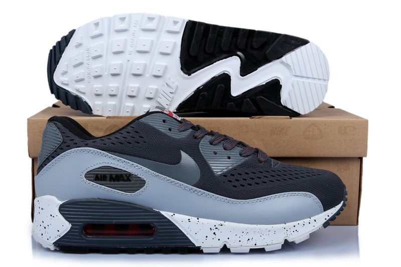 Nike Air Max 90 Premium EM Black Grey White - Click Image to Close