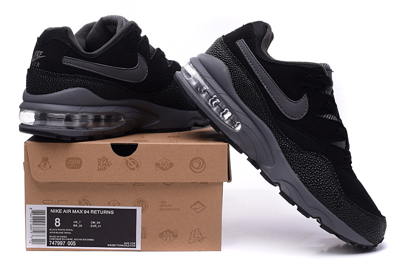 Nike Air Max 94 Black Shoes - Click Image to Close