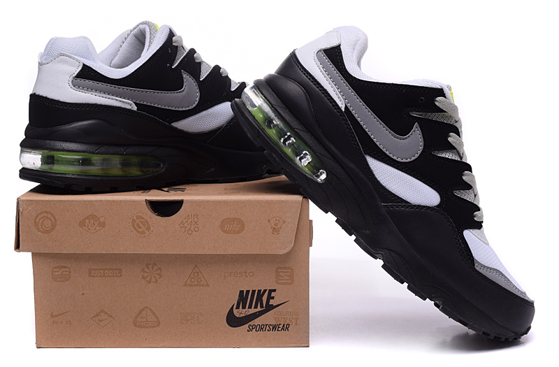 Nike Air Max 94 Black White Shoes - Click Image to Close