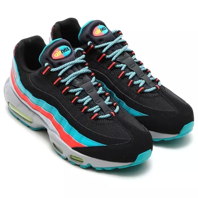 Nike Air Max 95 Black Blue Red Shoes