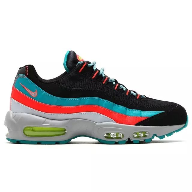 Nike Air Max 95 Black Blue Red Shoes - Click Image to Close