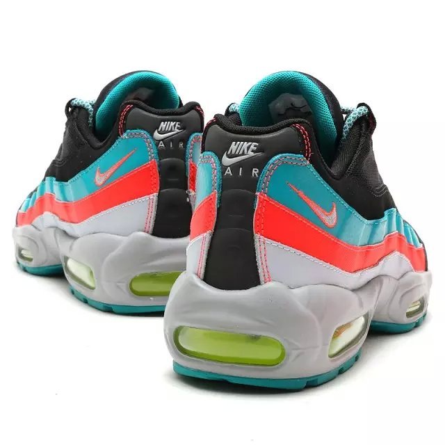 Nike Air Max 95 Black Blue Red Shoes - Click Image to Close