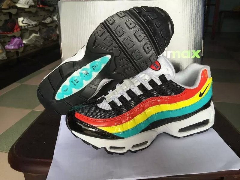 Nike Air Max 95 Black Colorful Shoes - Click Image to Close