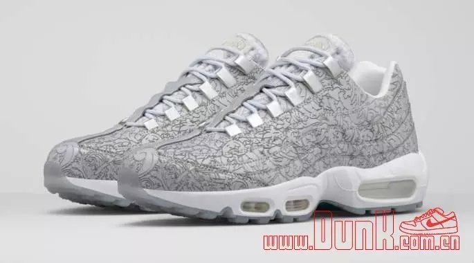 Nike Air Max 95 Grey Silver Shoes - Click Image to Close