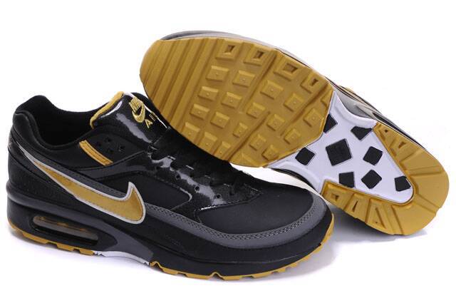 Nike Air Max BW Shoes Black Gold - Click Image to Close