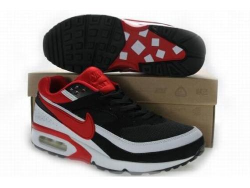 Nike Air Max BW Shoes Black Red White