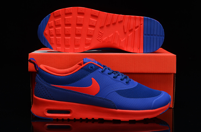 Women's Nike Air Max THEA PRINT Blue Orange