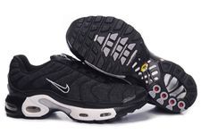 Nike Air Max TN Shoes Black White - Click Image to Close