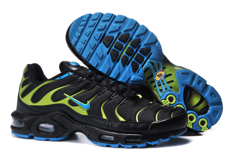 Nike Air Max TN Shoes Black Yellow Blue