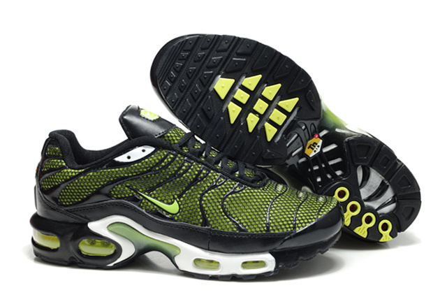 Nike Air Max TN Shoes Yellow Black White - Click Image to Close