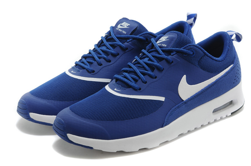 nike air max thea blue and white