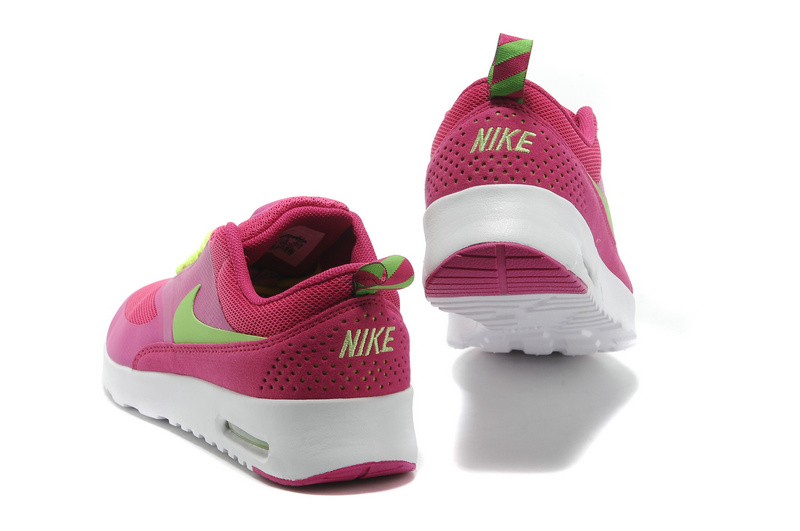 Women's Nike Air Max Thea 90 Dark Red Green - Click Image to Close