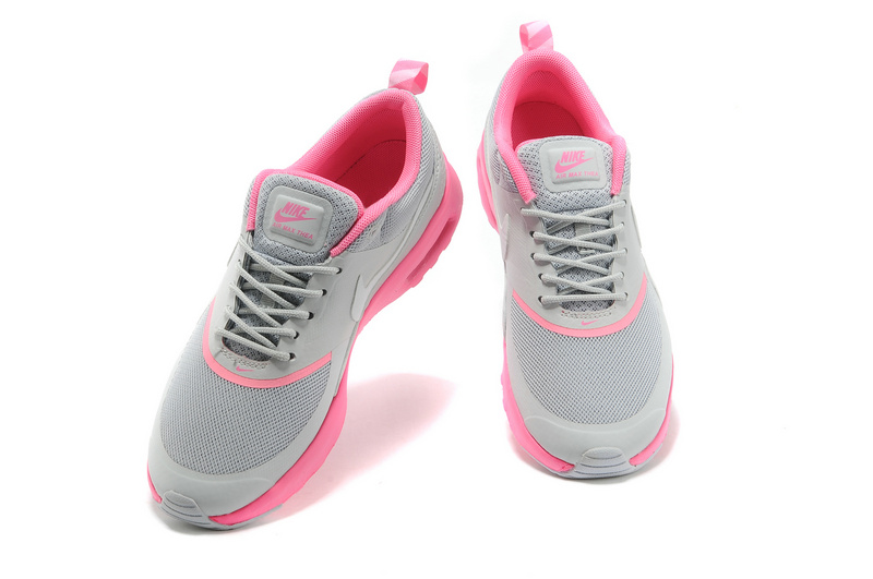Women's Nike Air Max Thea 90 Grey Pink - Click Image to Close