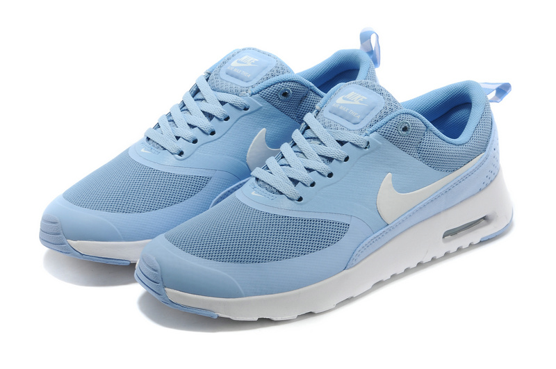 Women's Nike Air Max Thea 90 Light Blue - Click Image to Close