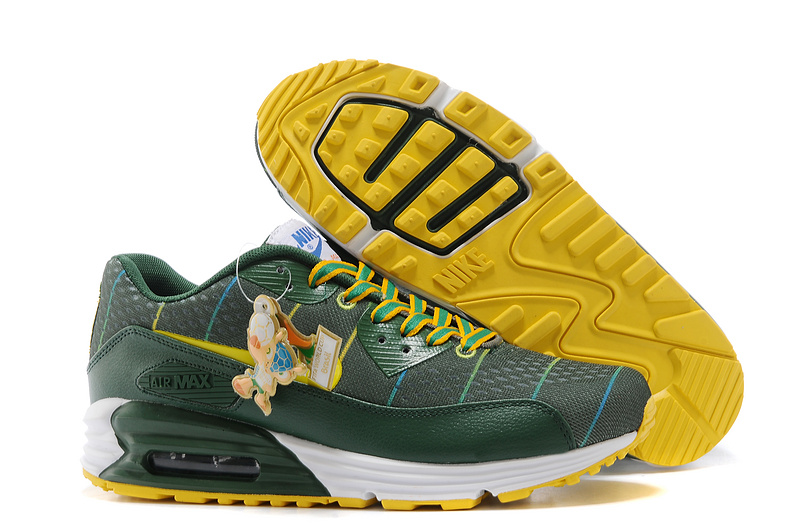 Nike Air Max World Cup Brazil Edition Green Yellow White - Click Image to Close