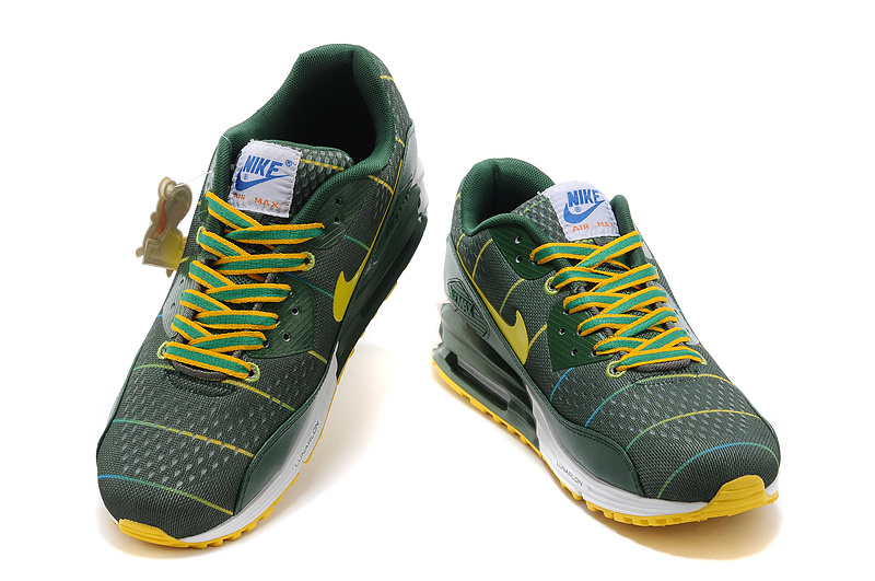 Nike Air Max World Cup Brazil Edition Green Yellow White - Click Image to Close