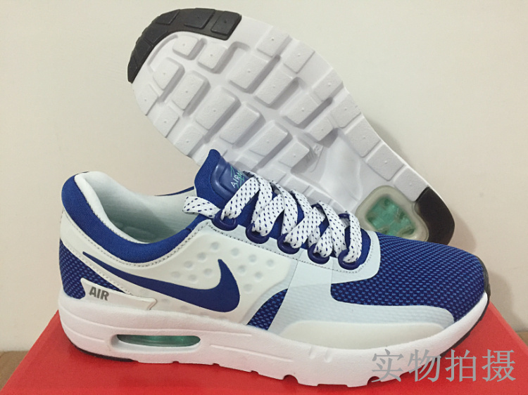 Nike Air Max Zero 87 II Blue White Shoes - Click Image to Close