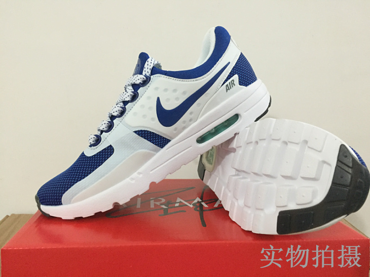 Nike Air Max Zero 87 II Blue White Women Shoes - Click Image to Close