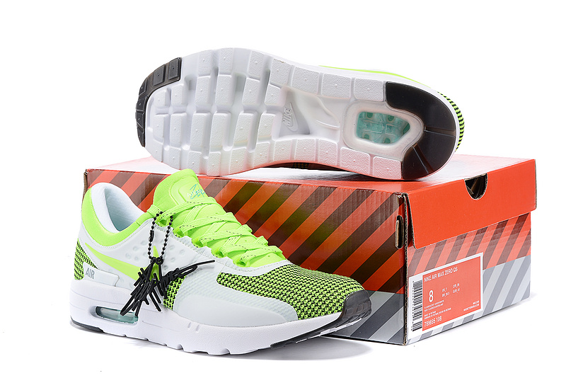 Nike Air Max Zero 87 II Green White Shoes - Click Image to Close