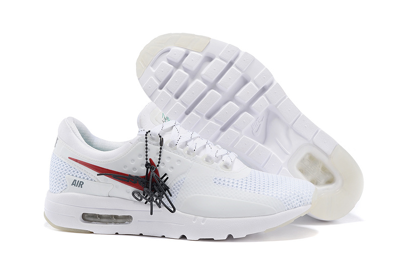 Nike Air Max Zero 87 II Midnight White Red Shoes - Click Image to Close