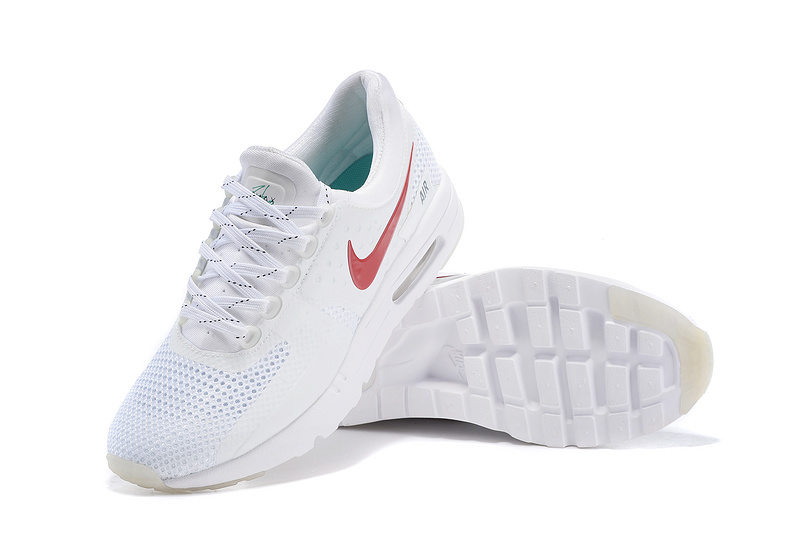 Nike Air Max Zero 87 II Midnight White Red Women Shoes - Click Image to Close
