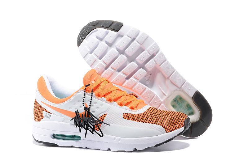 Nike Air Max Zero 87 II OrangeWhite Women Shoes - Click Image to Close