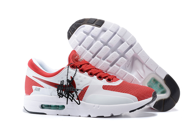 Nike Air Max Zero 87 II Red White Women Shoes - Click Image to Close