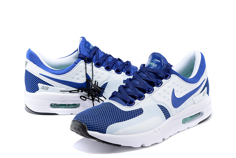 Nike Air Max Zero 87 II Royal Blue White Shoes - Click Image to Close