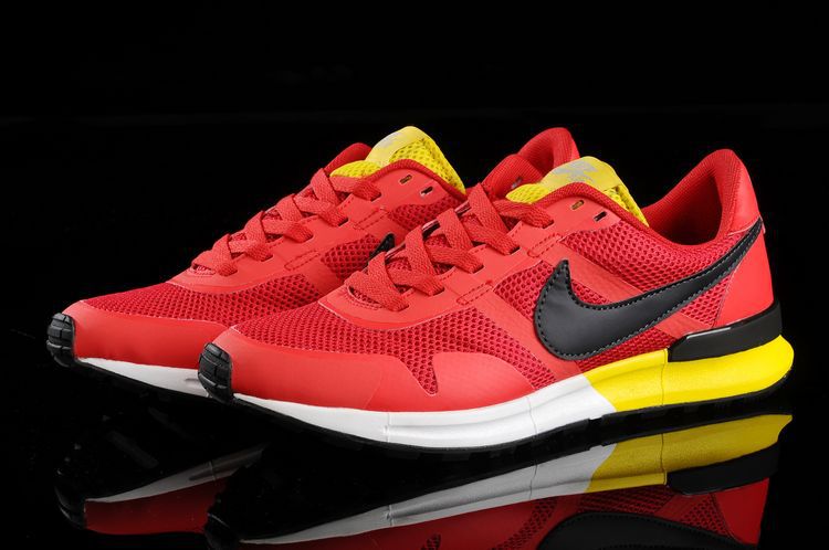 Nike Air Pegasus 8330 3M Running Shoes Red Black Yellow White - Click Image to Close