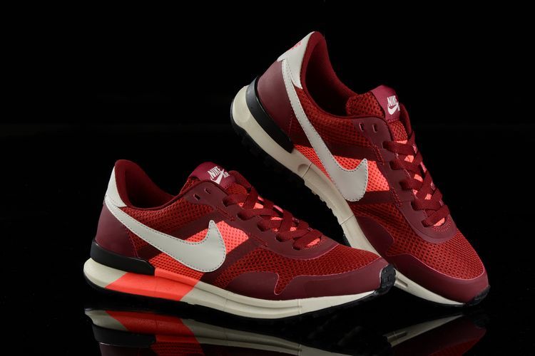 Nike Air Pegasus 8330 3M Running Shoes Wine Red White - Click Image to Close