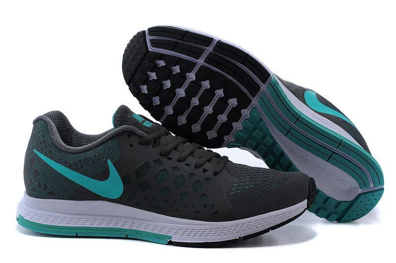 Nike Air Zoom Pegasus 31 Black Green Running Shoes