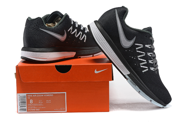 Nike Air Zoom Vomero 10 Black White Shoes - Click Image to Close