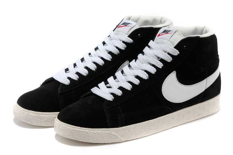 Nike Blazer 1 High Black White Men's Shoes